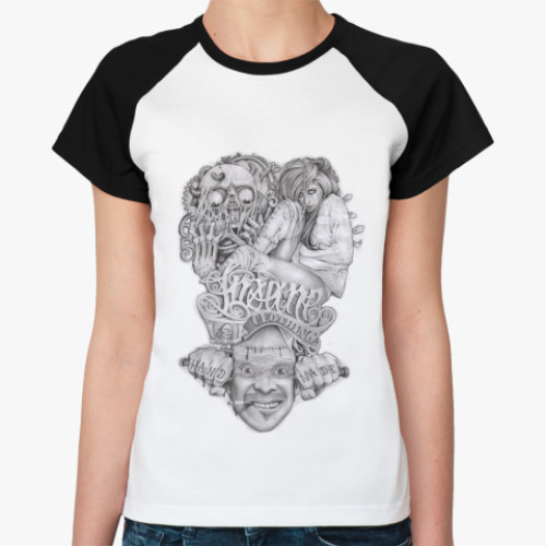 Женская футболка реглан Insane Clothing