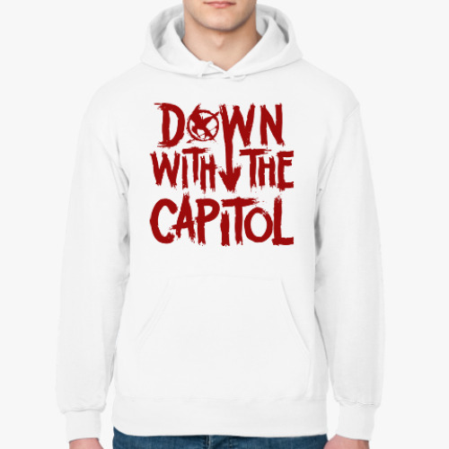 Толстовка худи Голодные Игры (Down With Capitol)