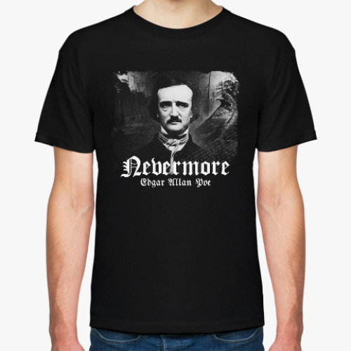 Футболка Nevermore. Edgar Allan Poe