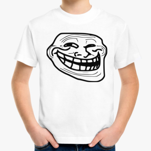 Детская футболка Trollface