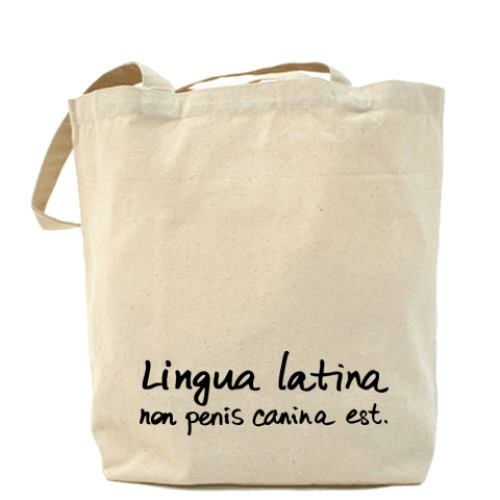 Сумка шоппер Lingua latina