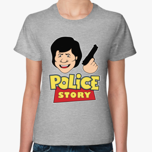 Женская футболка Police story