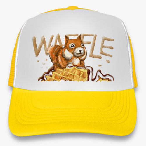 Кепка-тракер Waffle squirrel Белка с Вафлей
