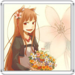 'Spice and Wolf' Horo with flowers