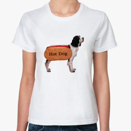 Классическая футболка hot dog