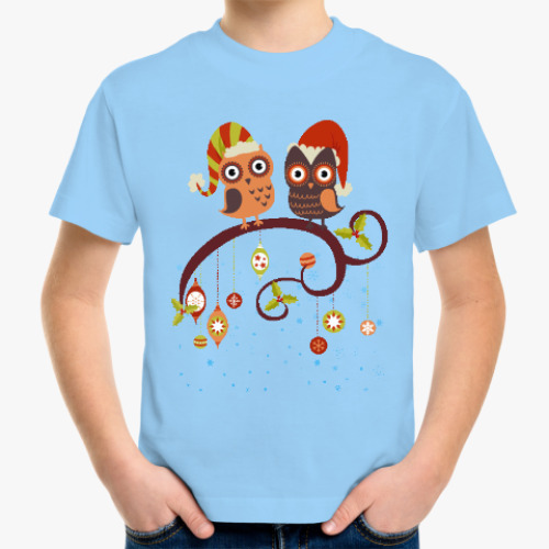 Детская футболка Две совы