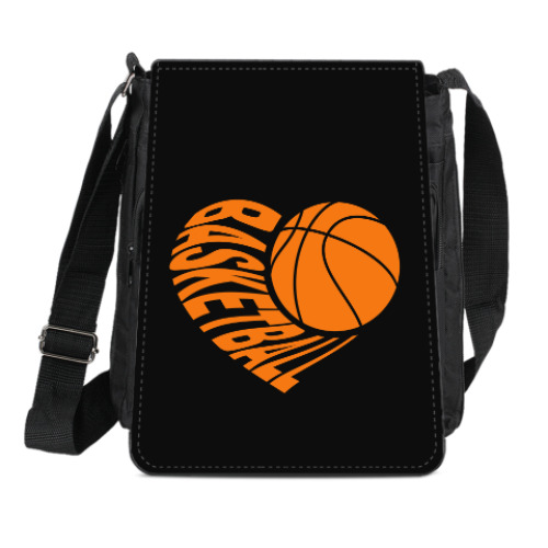 Сумка-планшет Баскетбол в сердце