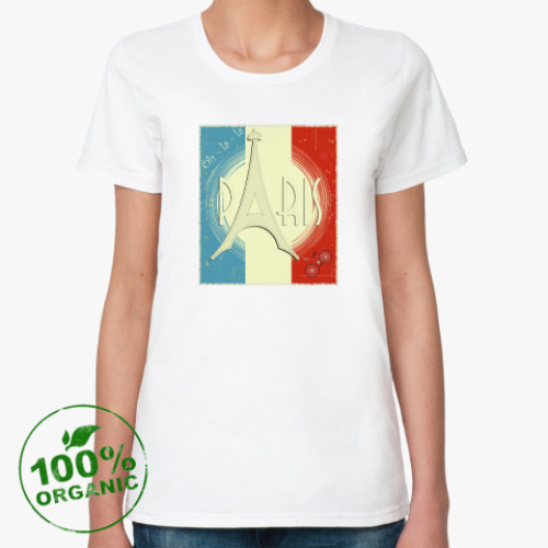 Женская футболка из органик-хлопка Paris