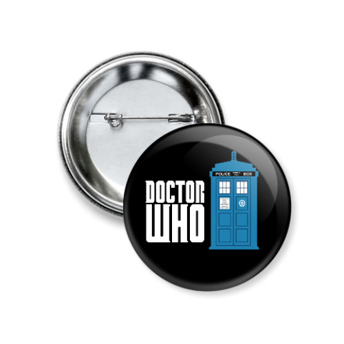 Значок 37мм Doctor Who