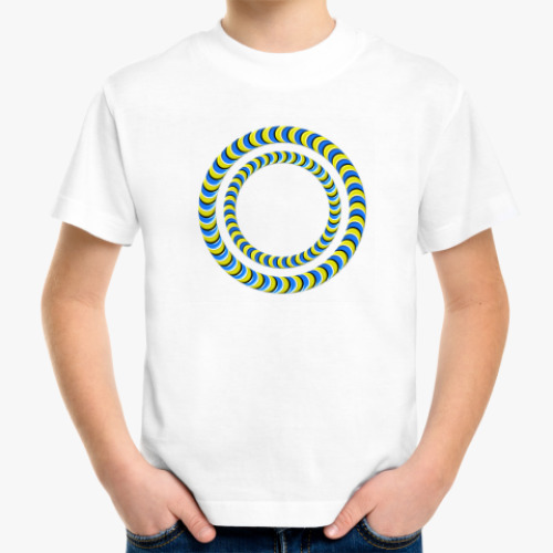 Детская футболка Иллюзия `Кольца`