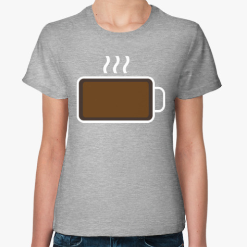 Женская футболка Кофе