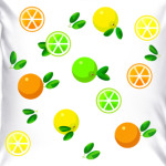 Цитрусовые фрукты: апельсин, лимон, лайм