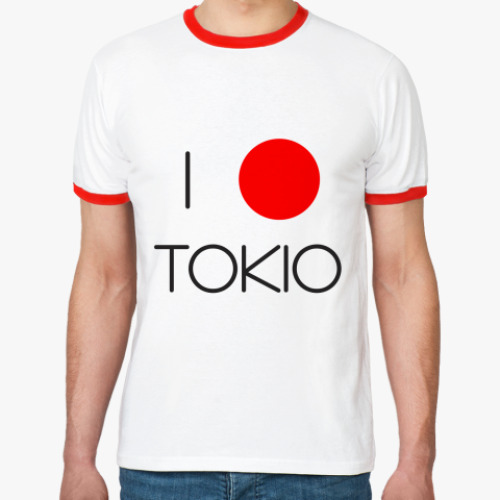 Футболка Ringer-T I LOVE TOKIO
