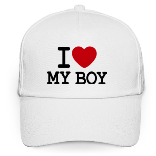 Кепка бейсболка I Love My Boy