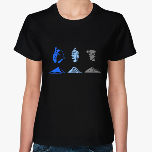 Женская футболка Эволюция шахтера