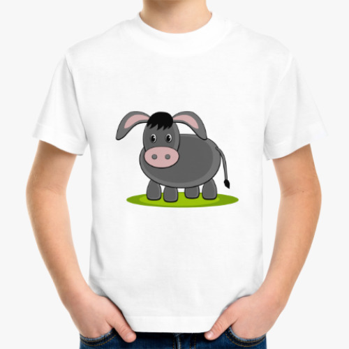 Детская футболка Ослик