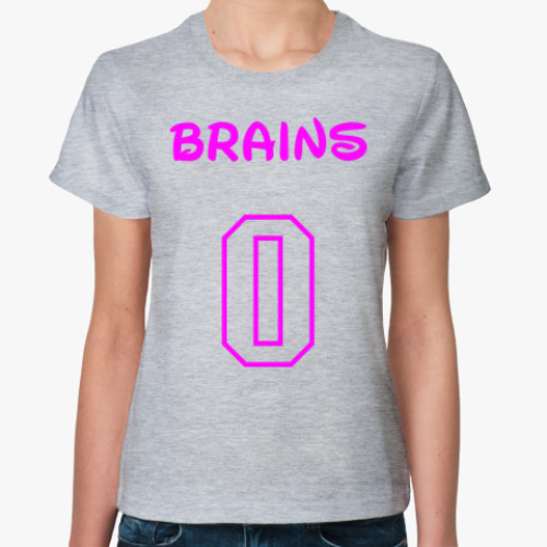 Женская футболка Zero Brains