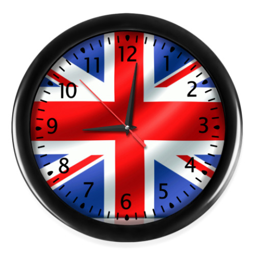 Настенные часы Британский флаг