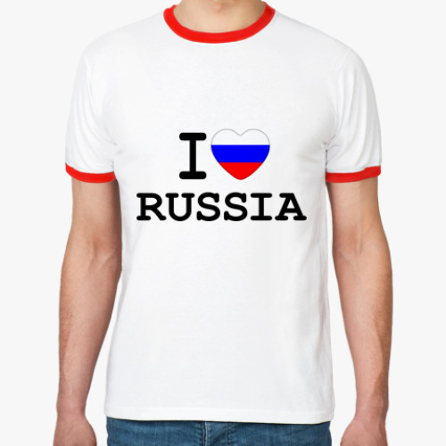 Футболка Ringer-T I Love Russia