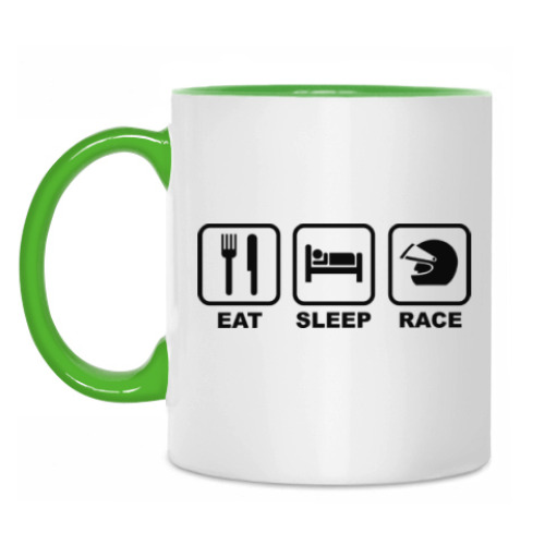 Кружка Eat Sleep Race