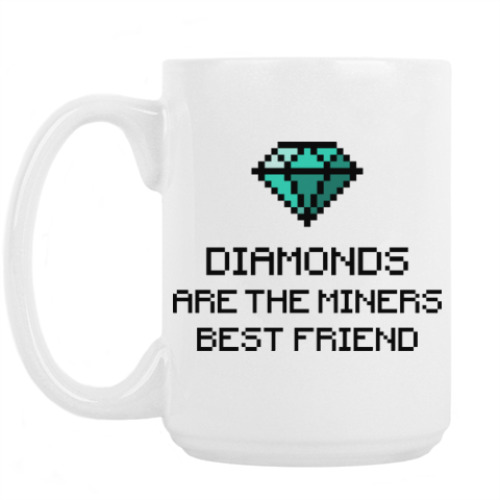 Кружка Minecraft - diamonds