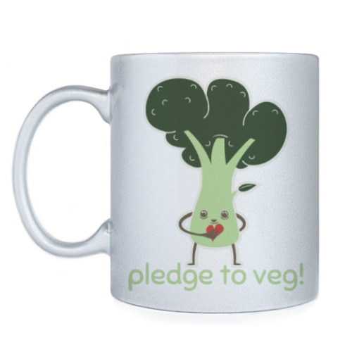 Кружка Pledge to Veg