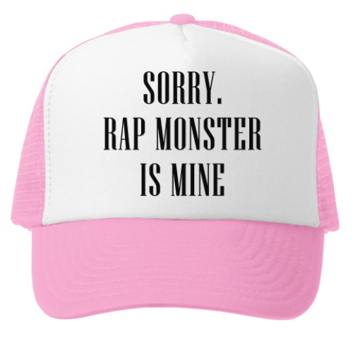 Кепка-тракер Sorry. Rap Monster is mine