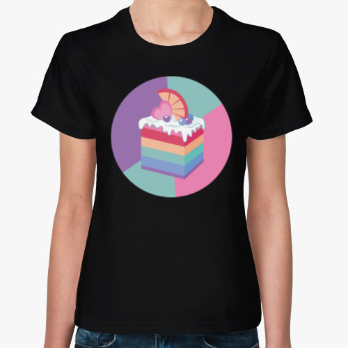 Женская футболка Cake / Пирожное