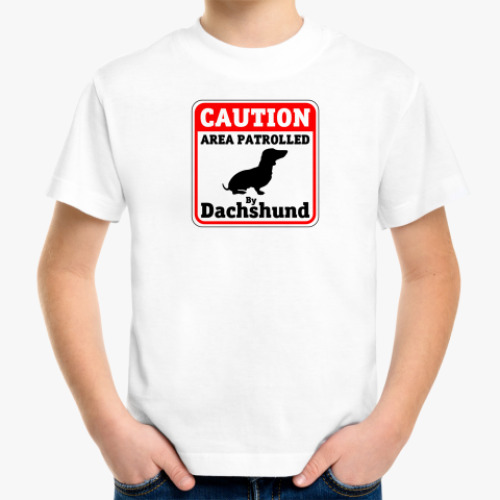 Детская футболка Caution