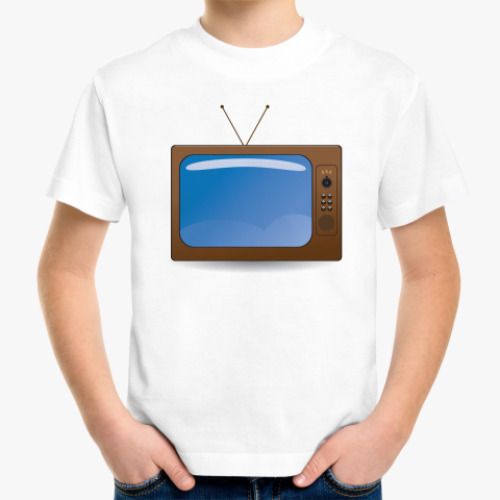Детская футболка телевизор