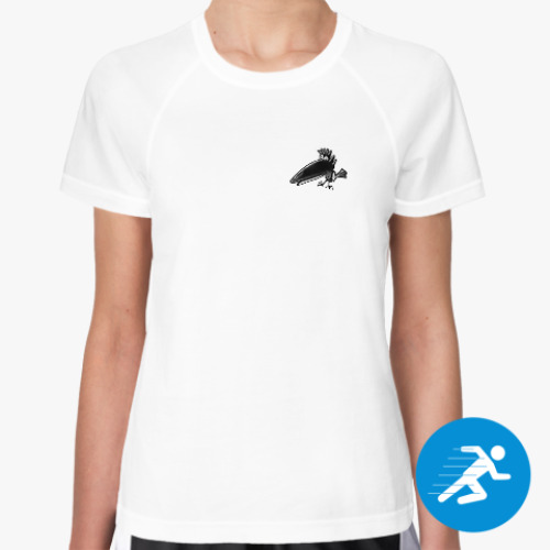 Женская спортивная футболка raven