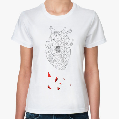 Классическая футболка Heart breaking