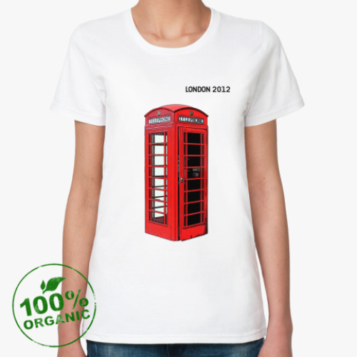 Женская футболка из органик-хлопка LONDON 2012