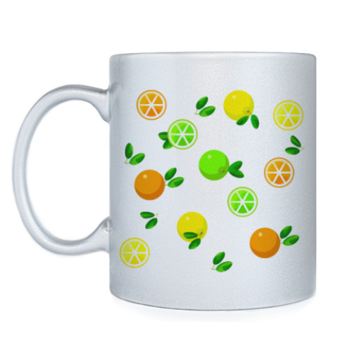 Кружка Цитрусовые фрукты: апельсин, лимон, лайм