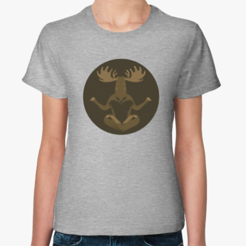Женская футболка Animal Zen: M is for Moose