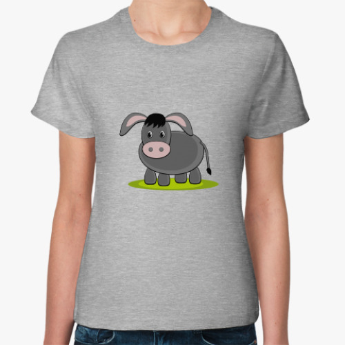 Женская футболка Donkey