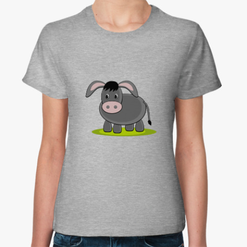 Женская футболка Donkey