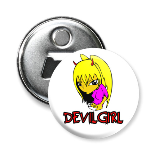 Магнит-открывашка Devil girl
