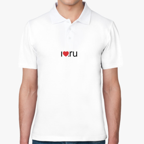 Рубашка поло I love ru