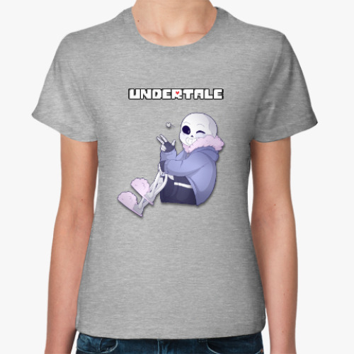 Женская футболка Undertale Sans