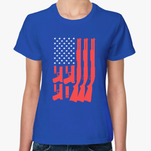 Женская футболка США  USA