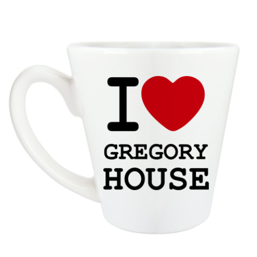 Чашка Латте I Love Gregory House