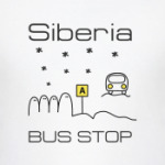 Siberia Bus Stop t-shirt