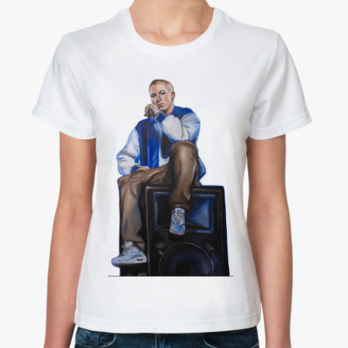 Классическая футболка Eminem Hip-Hop Rap