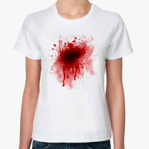 Классическая футболка Кровь