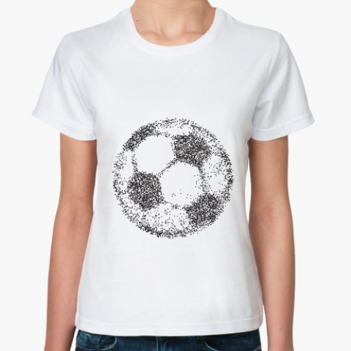 Классическая футболка Футбольный мяч