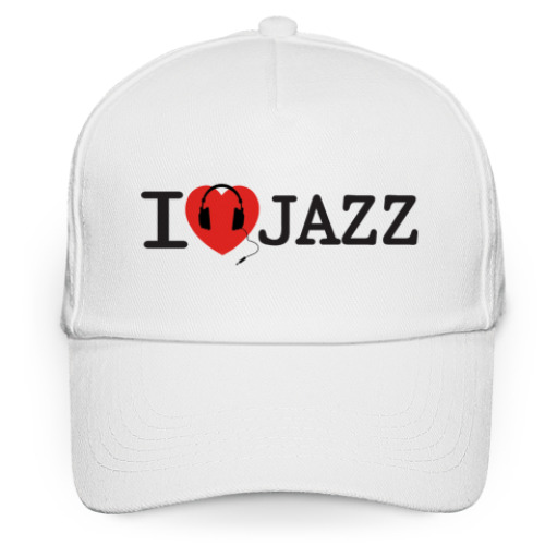 Кепка бейсболка  I Love Jazz (Джаз)