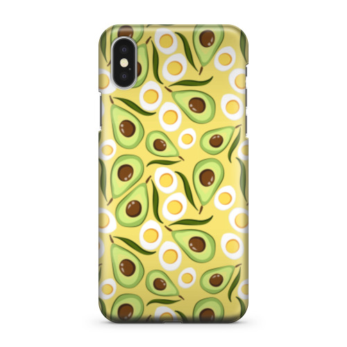 Чехол для iPhone X Нежный авокадо