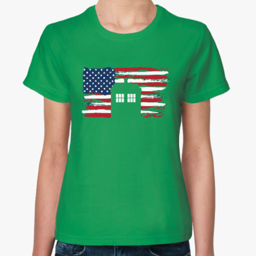 Женская футболка Tardis USA