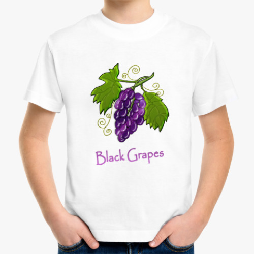 Детская футболка Виноград